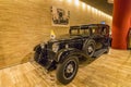 Pope Automobiles, Hall of the historic transportation vehicles of the Pope, Vatican Museum Royalty Free Stock Photo