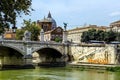 Vatican City from Ponte Umberto I in Rome, Italy Royalty Free Stock Photo