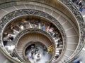 VATICAN CITY, ROME - FEBRUARY 26 2022 - Famous spiral staircase
