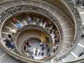 VATICAN CITY, ROME - FEBRUARY 26 2022 - Famous spiral staircase