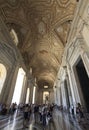 Vatican City, Rome, Italy - July 10, 2017: Vatican Main Hall