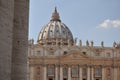 The Dome of St Peters Basilica, Rome, Italy