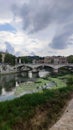 Vatican city Rome skyline rooftop