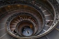 Bramante Staircase in the Vatican Museums Royalty Free Stock Photo