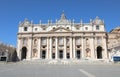 Vatican City, VA, Vatican - August 16, 2020: Basilica of Saint P Royalty Free Stock Photo