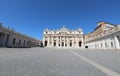 Vatican City, VA, Vatican - August 16, 2020: Saint Peter Square Royalty Free Stock Photo