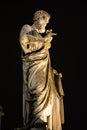 Vatican City, Vatican - December 14, 2018. Statue of Saint Peter holding a key in Vatican near St Peters Basilica in Rome, Italy Royalty Free Stock Photo