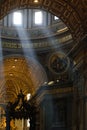 Vatican city, Vatican 19 JUN 2019 The St. Peter`s basilica Royalty Free Stock Photo