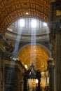 Vatican city, Vatican 19 JUN 2019 The St. Peter`s basilica Royalty Free Stock Photo