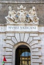 Vatican city, Vatican Museum main door. Royalty Free Stock Photo