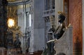Saint Peter statue Basilica interior Vatican City Royalty Free Stock Photo