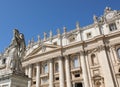 Vatican City, VC, Vatican - August 16, 2020: Basilica of Saint P Royalty Free Stock Photo