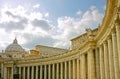 Vatican columns Royalty Free Stock Photo