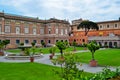 Vatican courtyard and gardens, center of Rome, Italy