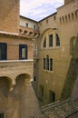 The Vatican courtyard Rome tile balcony Catholic church