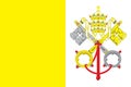 Vatican Flag vector illustration. Vatican Flag.