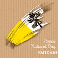 Vatican Independence Day Patriotic Design.