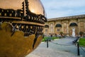 VATICAN, ITALY - CIRCA DECEMBER 2014: Globe sculpture inside the Vatican`s Museum Gardeb