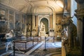 Ancient Greek and Roman statues on display of the Museums of Vatican Royalty Free Stock Photo