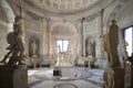 Ancient Greek and Roman statues on display of the Museums of Vatican Royalty Free Stock Photo