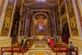 VATICAN, ITALY - JUNE 13, 2015: The tomb of John Paul second inside Vatican basilica, a beloved Pope around the world