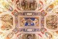 VATICAN - JUNE 09, 2014: The ceiling in one of the rooms of Raph