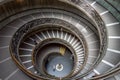 Bramante Staircase in Vatican Museums in the Vatican City Royalty Free Stock Photo