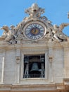 Vaticano - Particolare della facciata di San Pietro Royalty Free Stock Photo