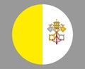 Vatican Flag National Europe Emblem Icon Vector