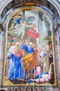 Paintings and mosaics in the Saint Peter basilica in Vatican Royalty Free Stock Photo