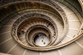 VATICAN - MARCH 20 : Spiral stairs of the Vatican Museums