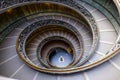 VATICAN - MARCH 20 : Spiral stairs of the Vatican Museums in Va