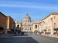 Vatican, March 15th 2023 The spring sunny day in Vatican Square