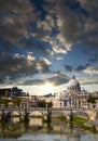 Vatican in the morning Royalty Free Stock Photo