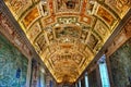 Vatican Museum Ceiling Royalty Free Stock Photo