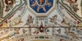 Vatican Museum Hallway Ceiling. Art Detail Royalty Free Stock Photo