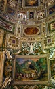 Vatican Museum Inside Map Room Rome Royalty Free Stock Photo
