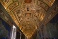 Vatican Museum Inside Map Room Rome Royalty Free Stock Photo