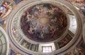 Vatican Museum Painted Dome Rome Royalty Free Stock Photo