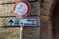 vatican museum sign direction musei vaticani