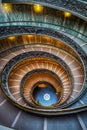 Vatican Museum Stairs Royalty Free Stock Photo