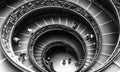 Vatican Museum staircase Royalty Free Stock Photo