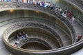 Vatican museum stairs Royalty Free Stock Photo