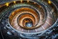 Vatican Museum Stairs Royalty Free Stock Photo