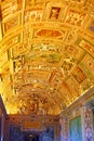 Vatican Museums - Gallery of Vatican. Italy, Rome.