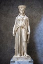 Vatican Museums - Roman sculpture: Statue of Caryatid.