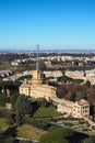 Vatican Radio building at the Vatican Gardens. Rome. Italy Royalty Free Stock Photo