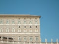 Vatican, Rome, Italy, December 10, 2007, Apostolic Palace. The official residence of the Pope, head of the Catholic Church, is at Royalty Free Stock Photo