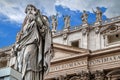 Sculpture of Apostle Paul in Vatican Royalty Free Stock Photo