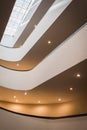 VATICAN, ROME, ITALY - NOVEMBER 17, 2017: Spiral staircase leading to the Vatican Museum Royalty Free Stock Photo